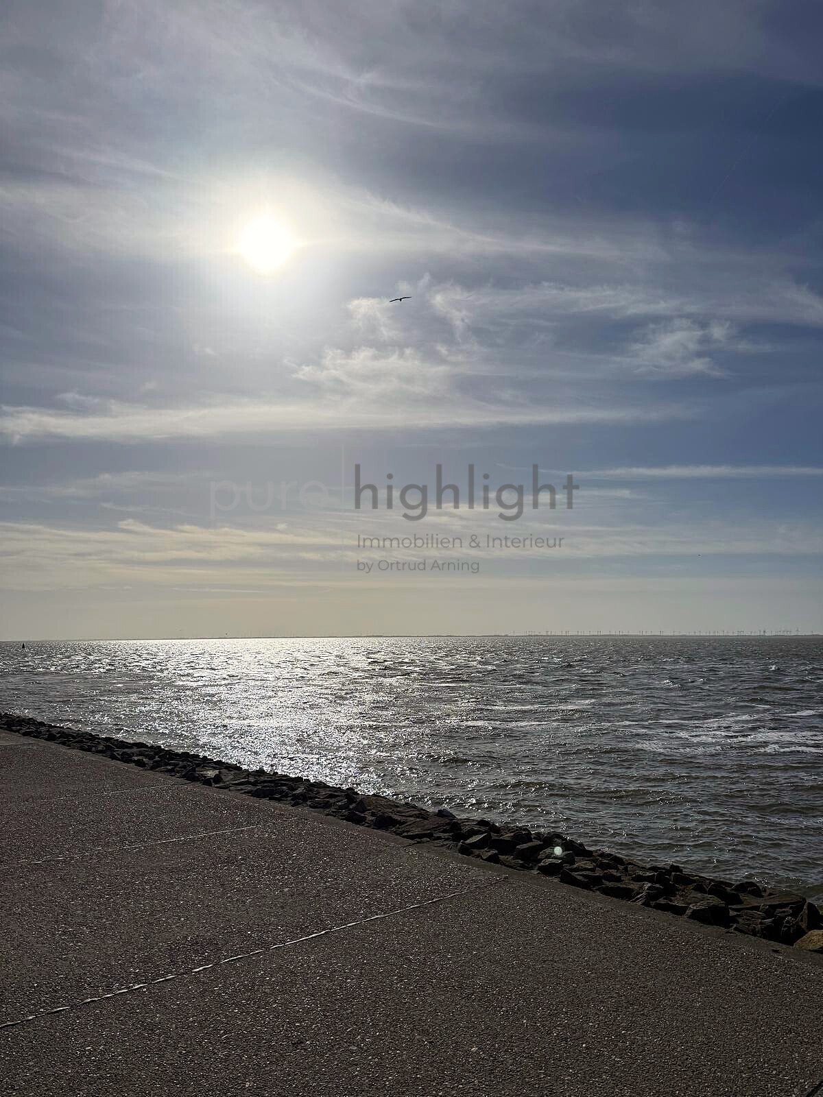 Uferpromenade an der Nordsee, wenige Minuten entfernt