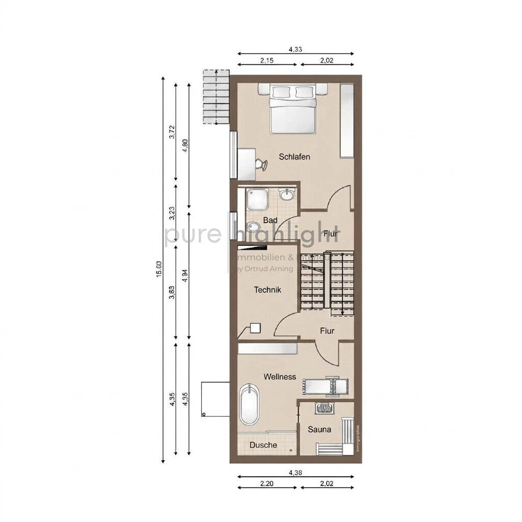 Grundriss Souterrain Haus B